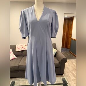 Jessica Howard Soft Blue Cap Sleeve Dress, Simple Sophistication